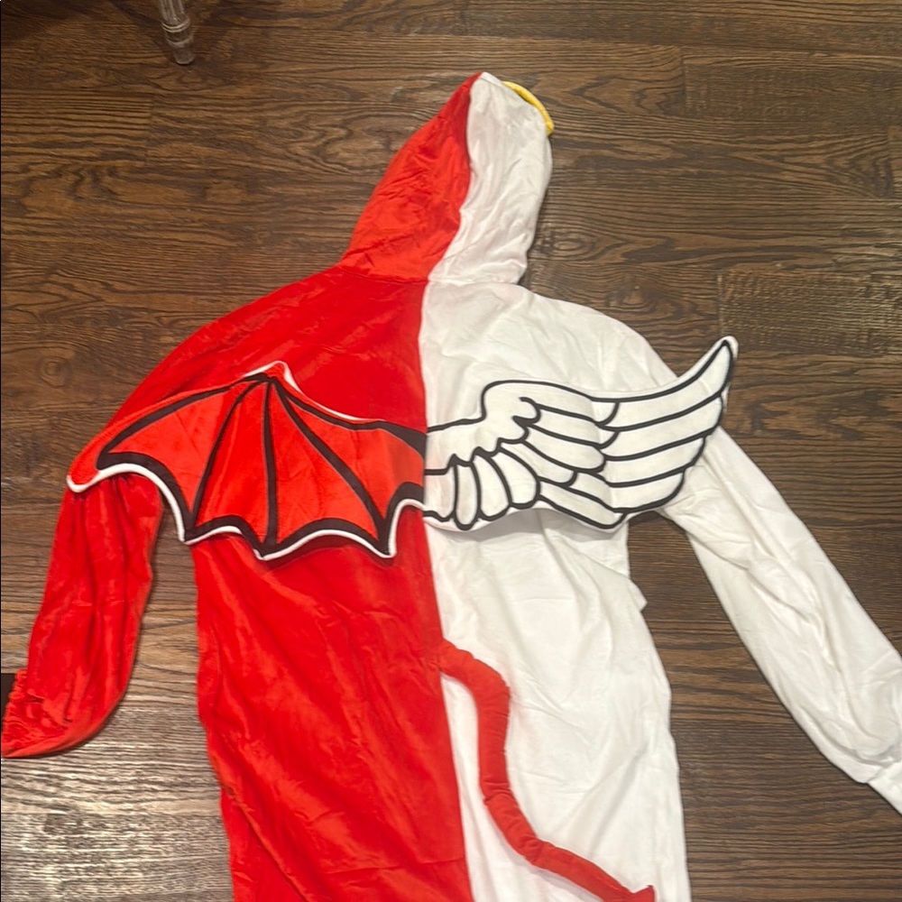 Red and White Angel and Devil Adult Costume